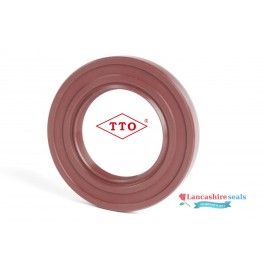 55x70x8mm Oil Seal TTO Viton Rubber Single Lip R21/SC With Stainless Steel Spring